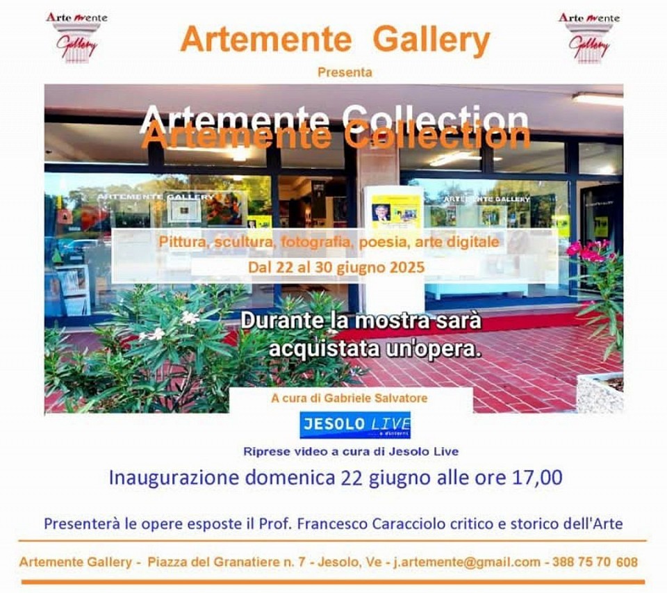Dal 22 al 30 Giugno (Artemente Gallery a Jesolo))